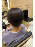 ダブルカラー×グレージュ