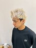 【短髪でもかけれる】メンズカット+ピンパーマ ¥10450