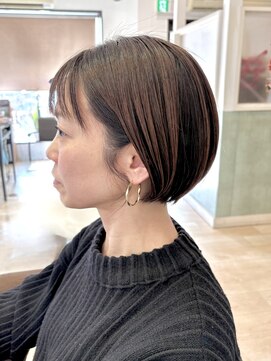丸みショートボブ