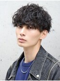ツイストスパイラルパーマ波巻きパーマシャドウパーマメンズ
