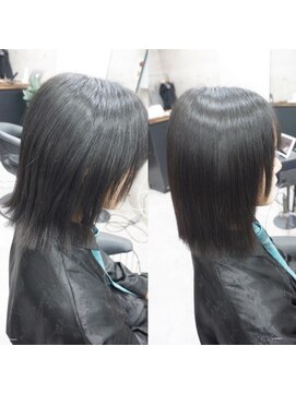 ヘアテリア リュウ 大塚(hair teria ryu) 縮毛矯正/髪質改善縮毛矯正/前髪縮毛矯正/表面ハーフ矯正