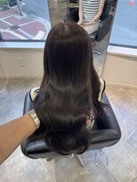 ルル(Lulu)&nbsp;梅田/ブラウン/ベージュ/レイヤー/前髪カット/縮毛矯正/髪質改善