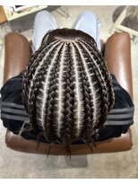 チクロ(ticro)&nbsp;【チクロ】ストレートコーンロウ/ダンス/格闘技