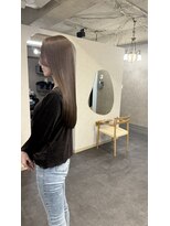 アクロ アオ(ACRO.ao)&nbsp;ブリーチ無し髪質改善シングルカラー