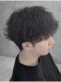 マッシュ×ツイストスパイラルパーマ