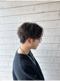 メンズゆるめツイスパ