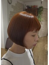 アル 荏原町 旗の台(ARU)&nbsp;明るめオレンジBOBスタイル