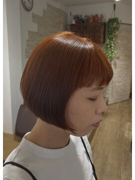 アル 荏原町 旗の台(ARU) 明るめオレンジBOBスタイル