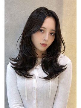 ロンドシェリ 仙台(Lond Cheri) レイヤーカット髪質改善ブリーチなしグレージュ学割U24仙台前髪