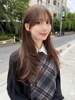 ノラ ヘアーサロン(NORA HAIR SALON) ナチュラル小顔前髪あり後れ毛サイドバング結べるボブくびれヘア