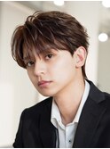 シースルーマッシュフェザーパーマラウンドマッシュ韓国マッシュ