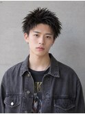 【横浜】爽やかアップバングスパイキーショート