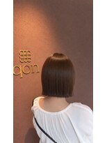 クオン 藤崎店(qon)&nbsp;外ハネボブ/髪質改善/縮毛矯正/早良区/藤崎/西新/美容室