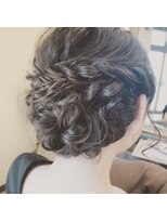 アリーナ 緑が丘店(arena)&nbsp;編みこみアレンジ