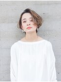 【MAKE'S江畠】ブルージュ×ヴェールウェーブショートボブ