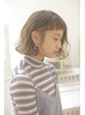 西宮/大人/小顔/ハイライト/インナーカラー/アッシュグレー
