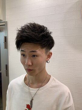 ネクサスアンドコー 錦糸町店(NEXUS&Co.) アップバング×フェードカット　【錦糸町】[Men's]〈理容室〉