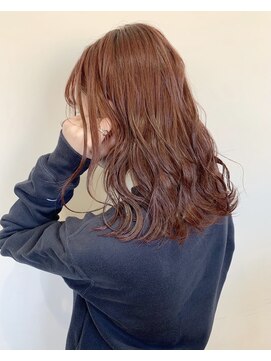 リグフクオカ(L.I.G fukuoka) 【L.I.G fukuoka】大人艶髪ピンクベージュカラー