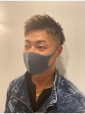 クール系　メンズショート　２ブロック