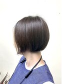 前髪イメチェンうる艶ラベンダーショートボブTAKUYA