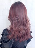 ピンクベージュ_マロンベージュAラインボブ_ba319003