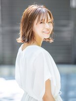 ナナナパレナ 梅田店(nanana parena) 可愛い外ハネミディアム♪縮毛矯正&ラベンダーアッシュカラー