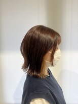 ブロッサム 若葉店(Blossom) インナーカラーのチラ見えする外ハネボブ