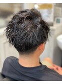 ツイストスパイラルパーマ【スキンフェードメンズカット】