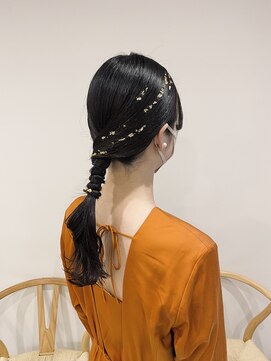 ネリー 銀座(NERIE) 金箔ご用意あり◎お呼ばれヘアセット【銀座ヘアセット】