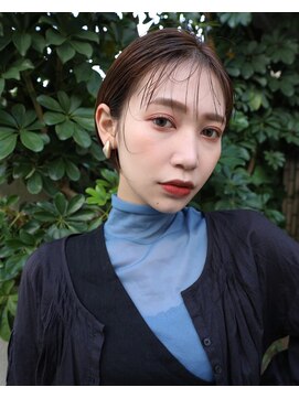 ビオ アンド ネイチャー 恵比寿(Bio & Nature) 2023シースルーバングショートボブ