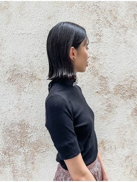 ノード(NODO) 【黒髪】切りっぱなしボブ