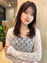 ガーデンヨコハマエスト(GARDEN YOKOHAMA est)&nbsp;セミディ　ミディアム　レイヤーカット　艶髪　メルティカラー