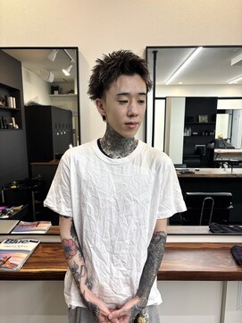 ランディ(RANDY) メンズスパイキーショートメッシュソフトツイスト【RANDY】