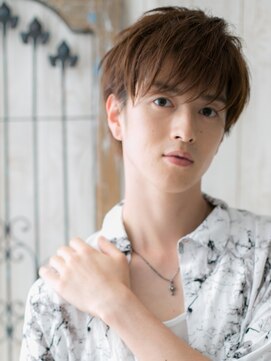 モッズヘア メン 上尾東口店(mod's hair men) 20代30代斜めバング爽やかアースカラーショートY上尾