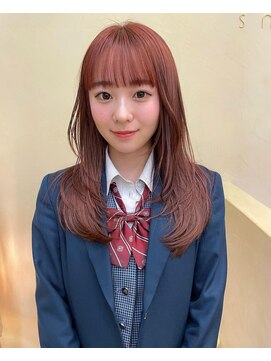 スニュウ(snuw) 【snuw mina】レイヤーカット/卒業カラー/初カラー/高校生カラー