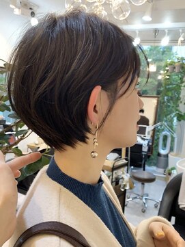 アイドットプラスサッポロ 札幌(i.+SAPPORO) 似合わせカットフェミニンショートメルティカラー髪質改善