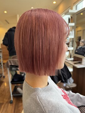 パコ(Paco) 韓国風/ボブ/ピンクカラー