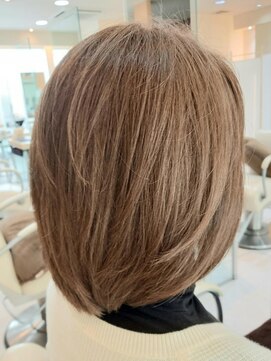 ビューティシモ 東長崎(Beautissimo) 白髪ぼかしハイライト最終形
