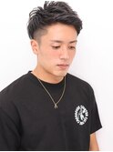 スパイキーショートニュアンスパーマスペインカール506