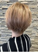 20代30代40代ナチュラルソフトウルフ乾かすだけアッシュベージュ
