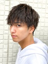ツイストスパイラル波巻きパーマスパイラルパーマパーマメンズ