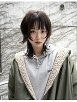 リラス 博多(rilas)&nbsp;中性ウルフ　ジェンダーレス　ウルフカット　レイヤーカット