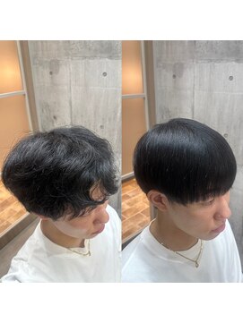 アリアバイエクラート 新宿南口店(ARiA by ECLART) メンズ縮毛矯正/ナチュラルストレート