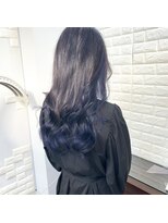 トーン(tone)&nbsp;インナーカラー/ネイビーブルー/ブルーブラック