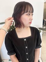 ノエ(noe) ミディアムヘア/デザインカラー/フェイスフレーミング/栄h174