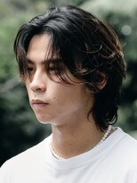 フィフス 仙台(fifth) 仙台センターパートフェザーパーマニュアンスパーマウルフ30代