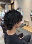 波巻きツイストスパイラルパーマ