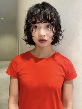 切りっぱなしボブ/ミニボブ/レイヤーボブ/レイヤーパーマ