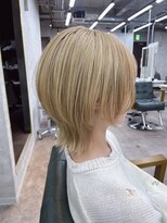 リミットバイアフィナー 大宮店(limit by Afinar)&nbsp;ショートウルフ/ウルフカット/ブロンド