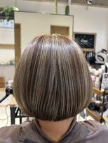 モア ヘアデザイン バイ オリジンズ つくばみどりの店(moA hair design by Origins)&nbsp;ハイライトボブ